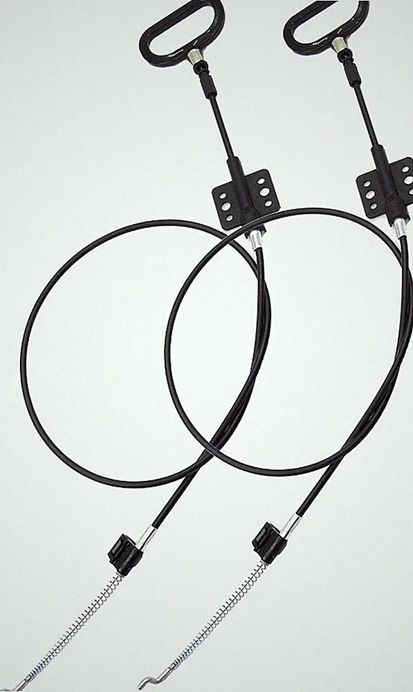 2 Pack Recliner Release Cable Replacement D Ring Pull Handle 4.75 Exposed