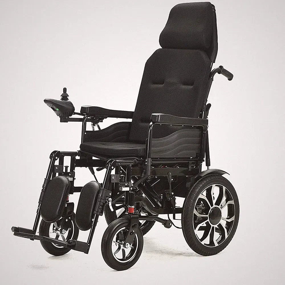 24V12AH Folding Reclining Electric Power Wheelchair Adult Mobility Motorized