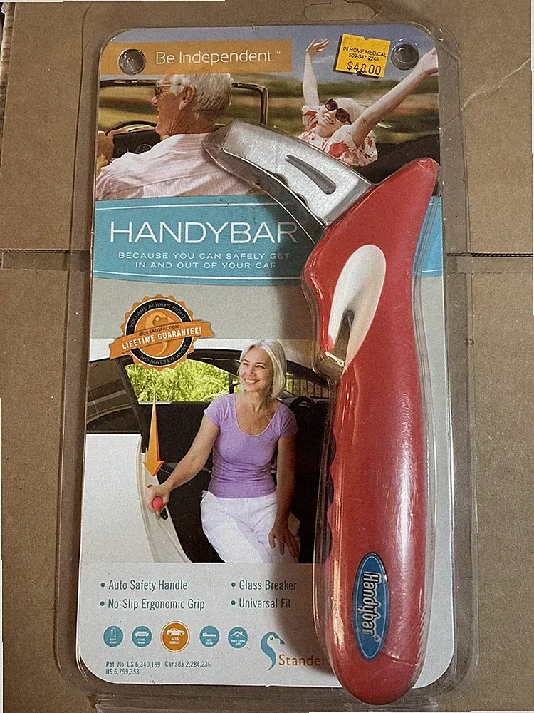 AVIN HandyBar Standing Aid with Window Breaker & Seat Belt Cutter - NEW