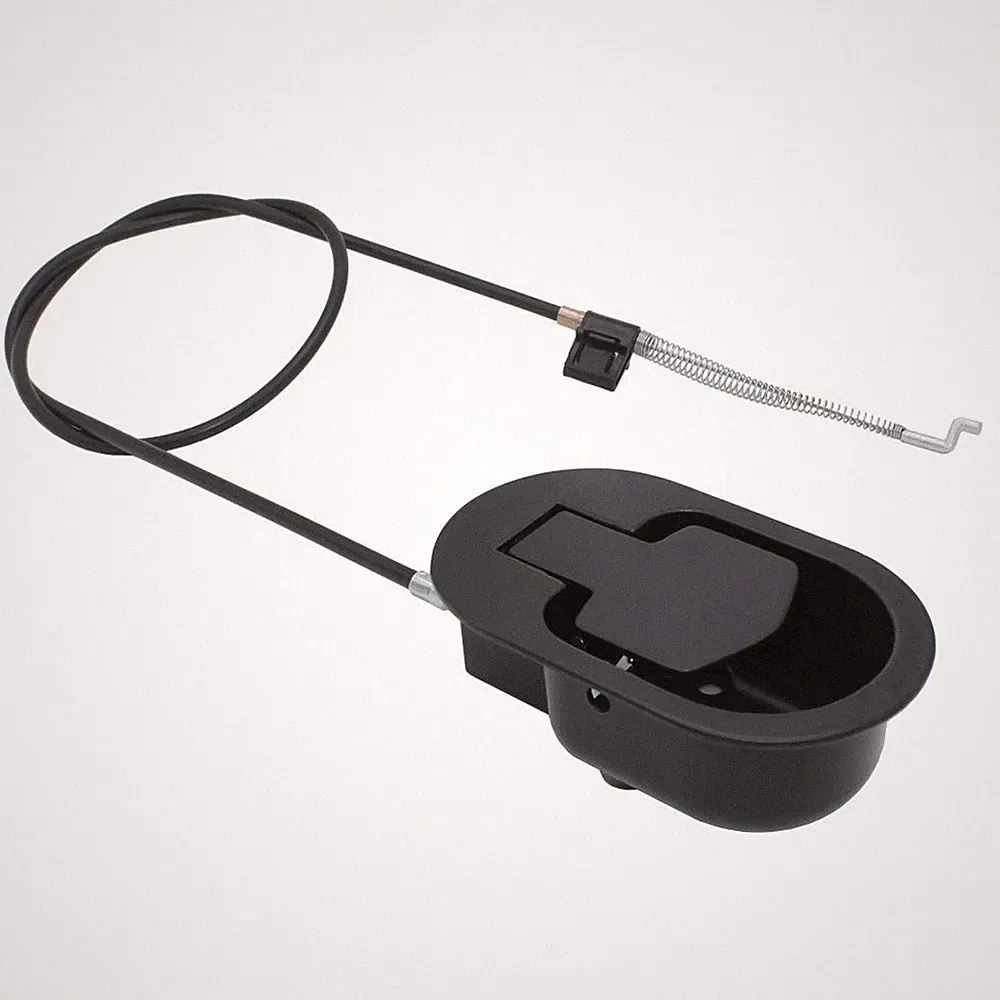 Black Universal Sofa Recliner Chair Cable Pull Handle Release Lever Metal