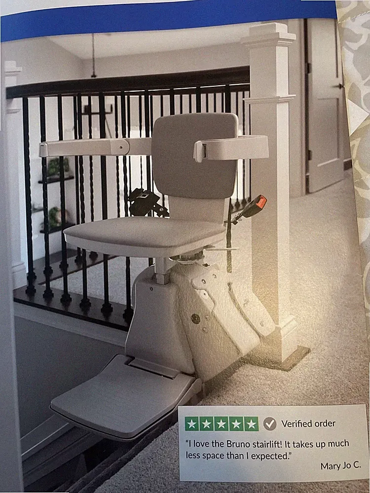 Bruno SRE-3050 Elan Handicap Stairlift Swivel Sitting Chair