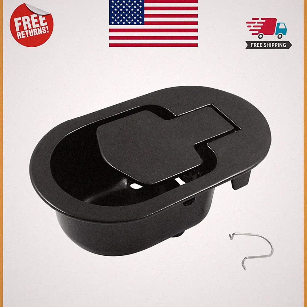 Corrosion-Resistant Black Recliner Handle - Fits 3-6mm Cables, Lightweight