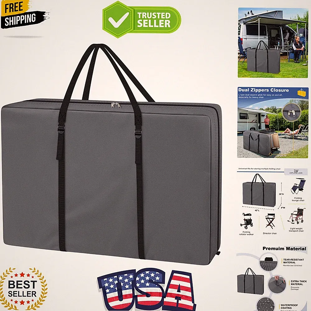 Heavy Duty Chair Storage Bag for Folding Longue Zero Gravity Light Weight Tra...