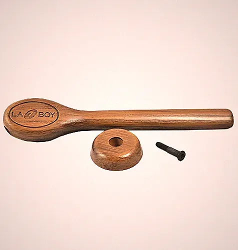 La-Z-Boy Recliner Wood Handle Wooden Lever Square Hole T-Slot Lazy Boy OEM NEW