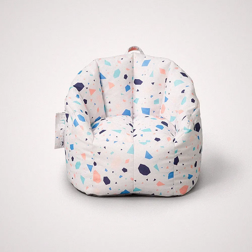 Milano Child-Sized Bean Bag Chair for Kids Bedroom and Reading Nook