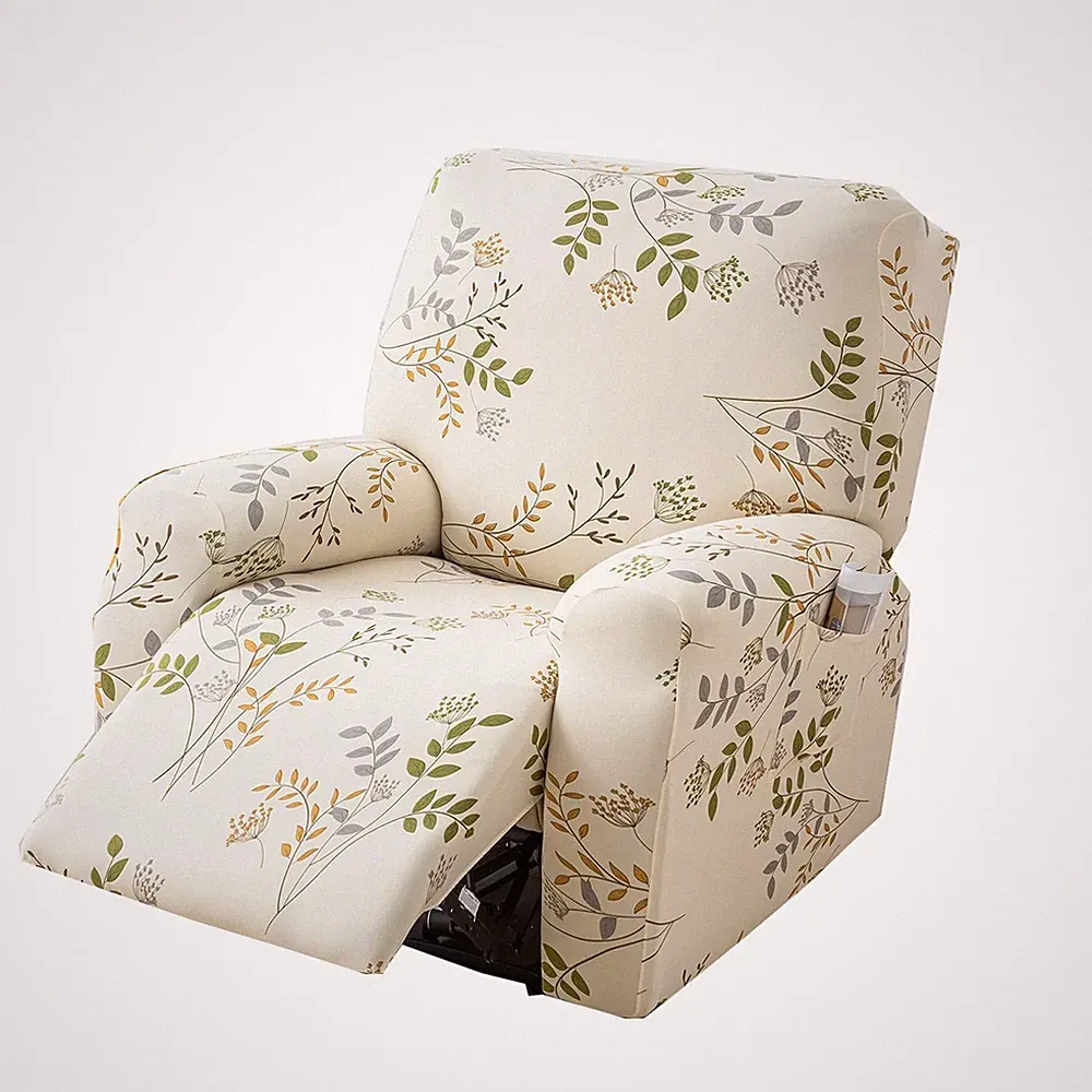 Recliner Slipcovers with Arms 4 Pieces Lazyboy Recliner Chair Cover Non Slip...