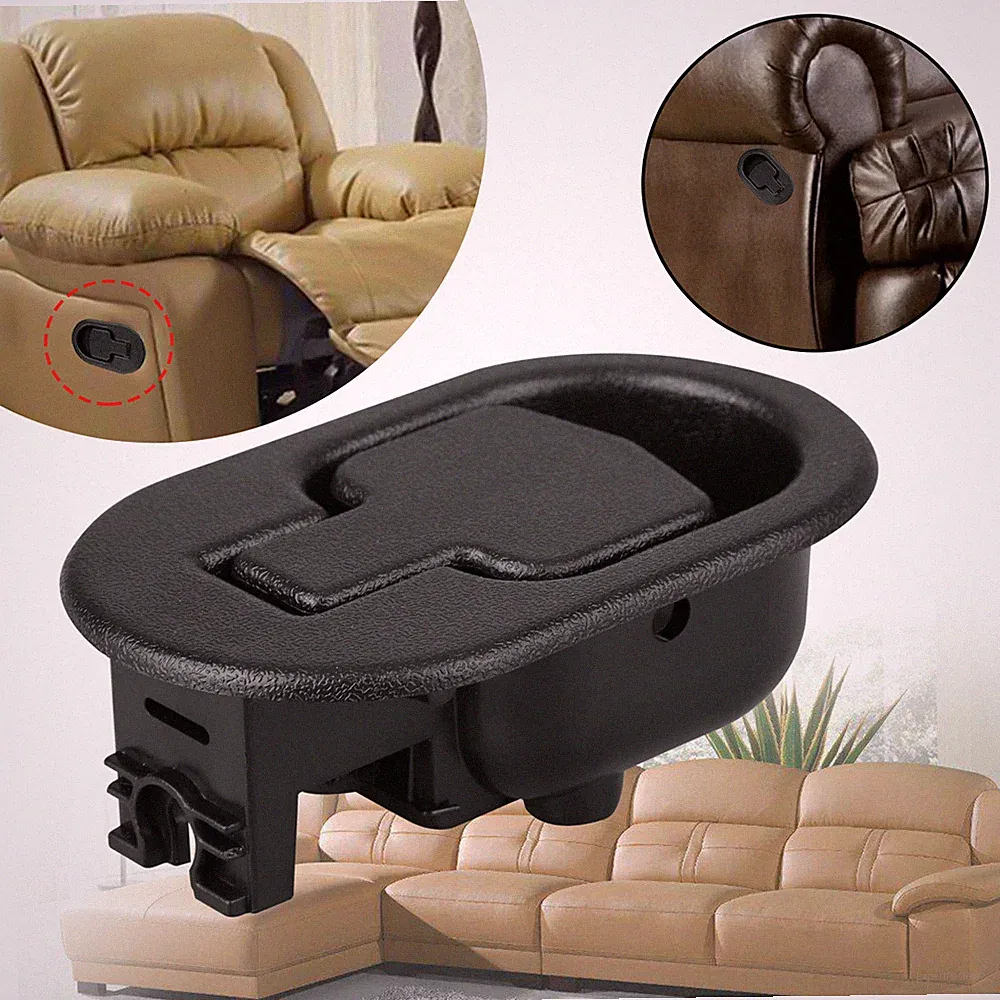 Universal Replacement Recliner Pull Handle Chair Sofa Couch Release Lever Black